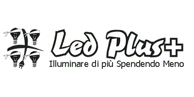 Logo di Led Plus+, cliente della nostra agenzia di marketing a Cagliari.