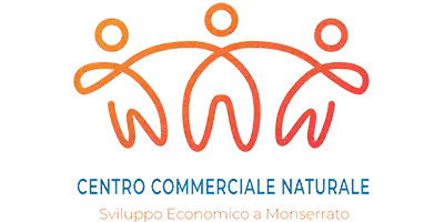Logo di Centro Commerciale Naturale Monserrato, cliente della nostra agenzia di marketing a Cagliari.