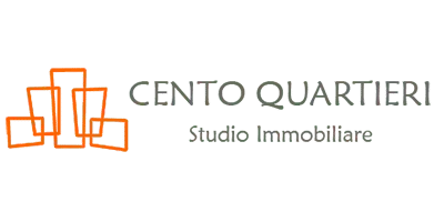 Logo di Cento Quartieri Immobiliare, cliente della nostra agenzia di marketing a Cagliari.
